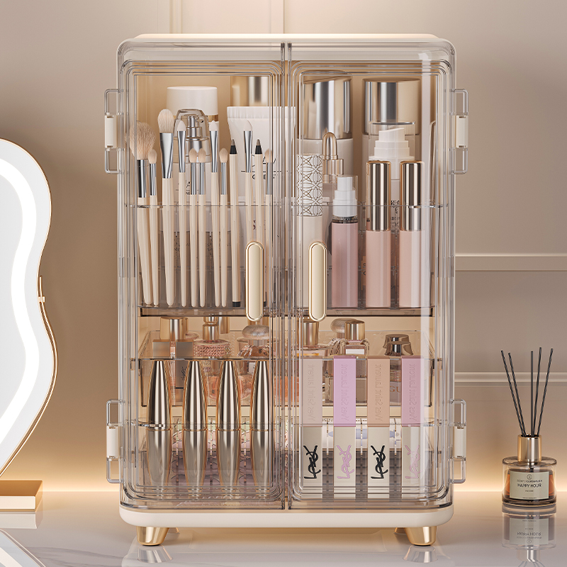 Luxury Skincare Dupes - Cosmetics storage box, large-capacity dust-proof desktop,