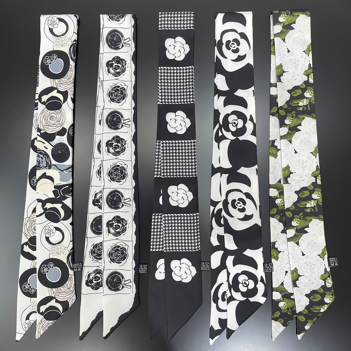Luxury Skincare Headband - 2023 Design Camellia Flower Brand Silk