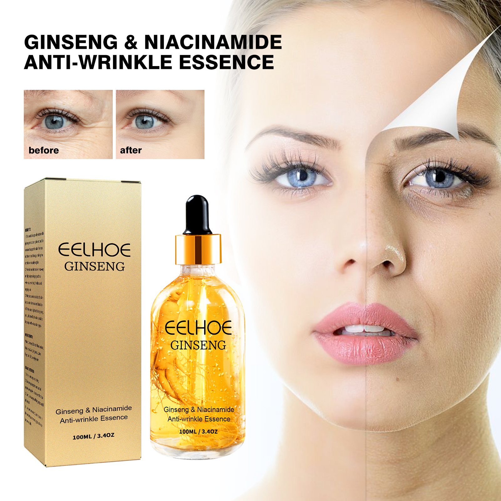 Growth Factor Serum - Ginseng Essence Anti Wrinkle Lifting Firming