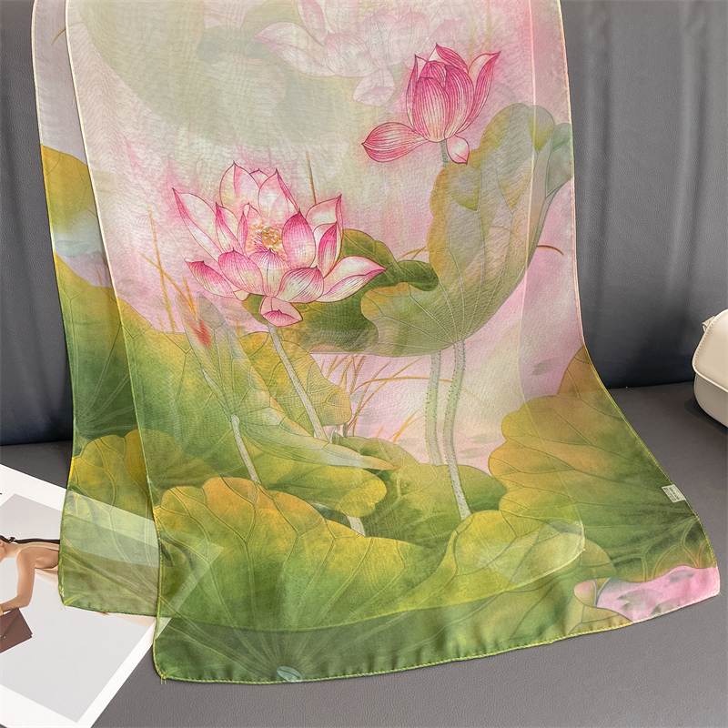 Luxury Skincare Headband - Luxury Brand Women Beach Scarf Georgette