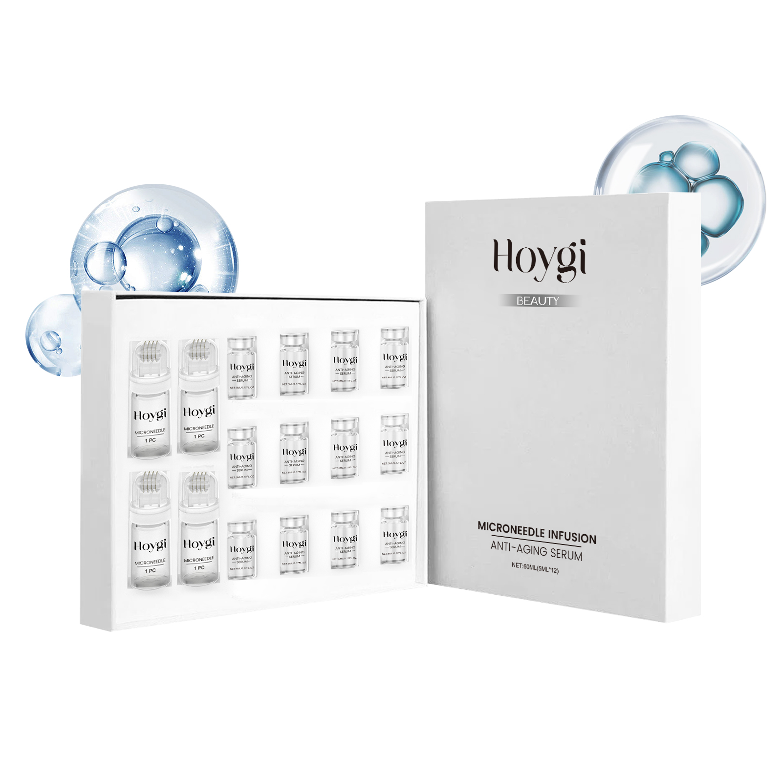 Growth Factor Serum - Firming Facial Serum Set with Microneedle