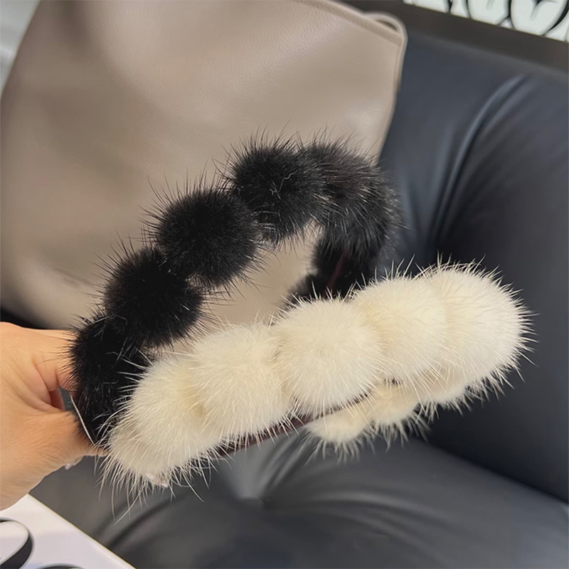 Luxury Skincare Headband - New Luxury Natural Mink Hair Hoop