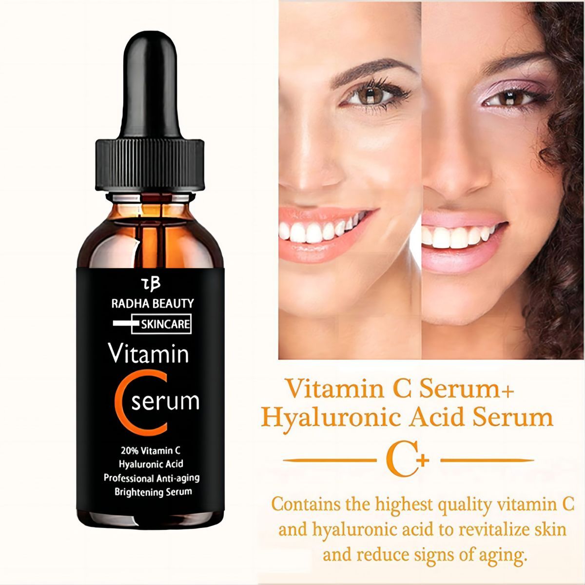 Vitamin C serum Face Serum Lon - đánh giá và giá Growth Factor Serum