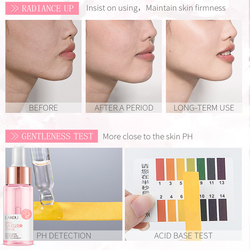 LAIKOU 17ML Japan Sakura Serum - đánh giá và giá Growth Factor Serum