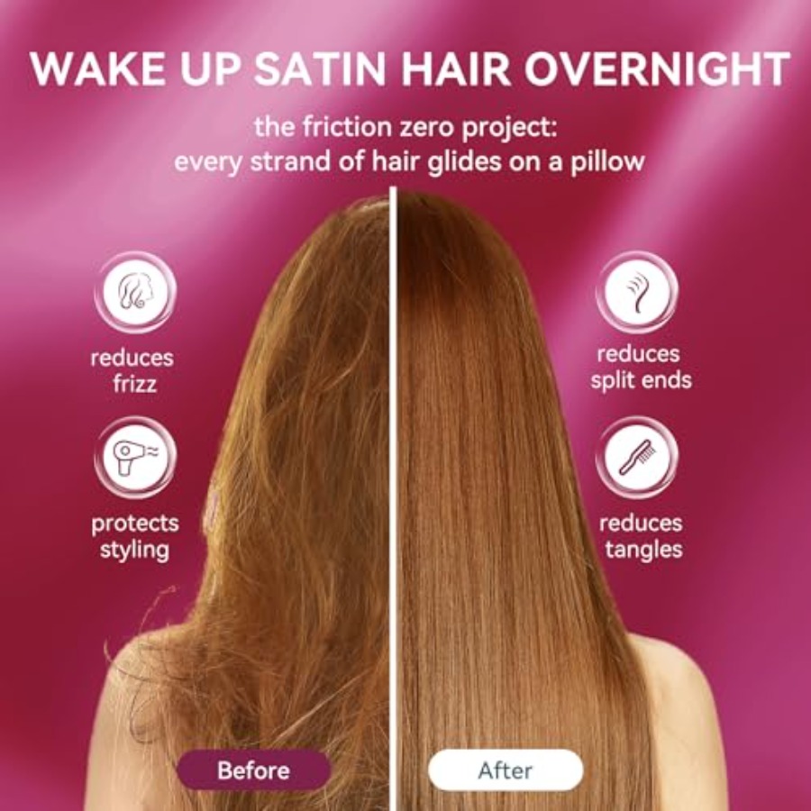 Satin Pillowcase Set for Hair  - đánh giá và giá Luxury Skincare & Spa Photos