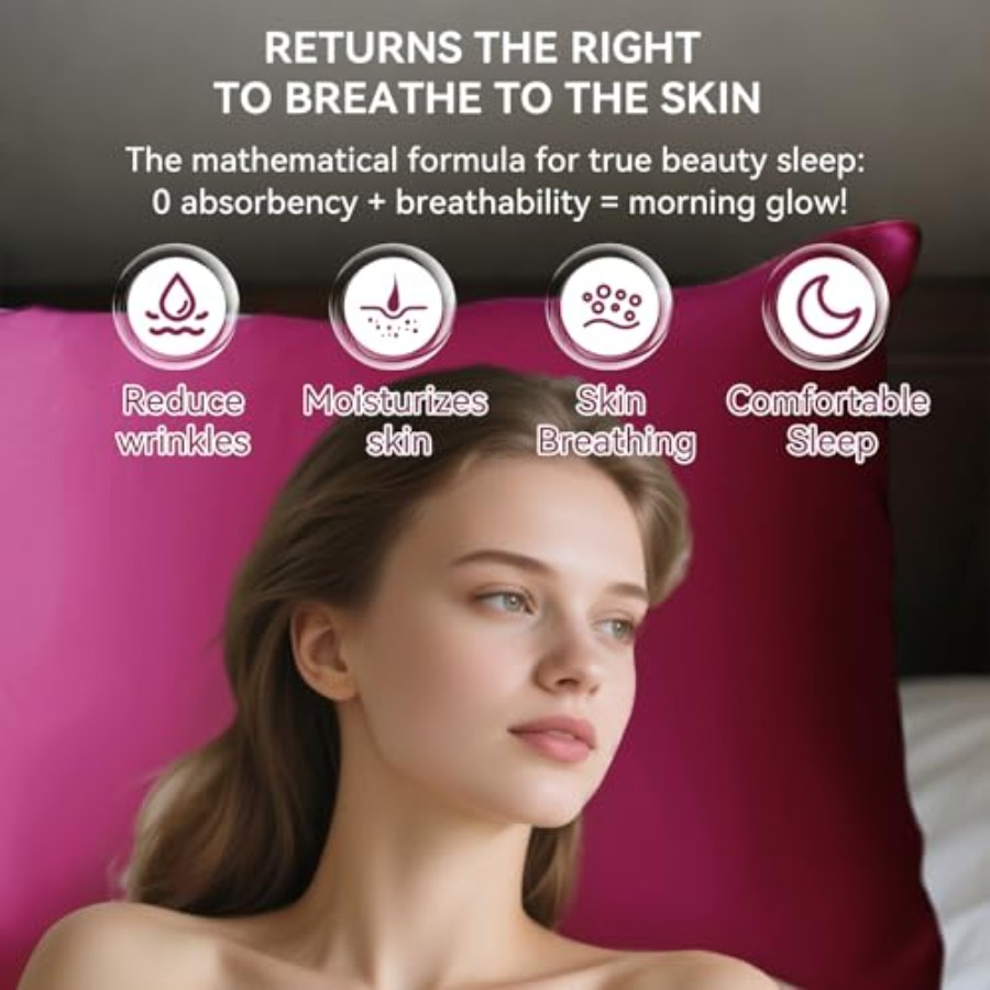 Satin Pillowcase Set for Hair  - đánh giá và giá Luxury Skincare & Spa Photos