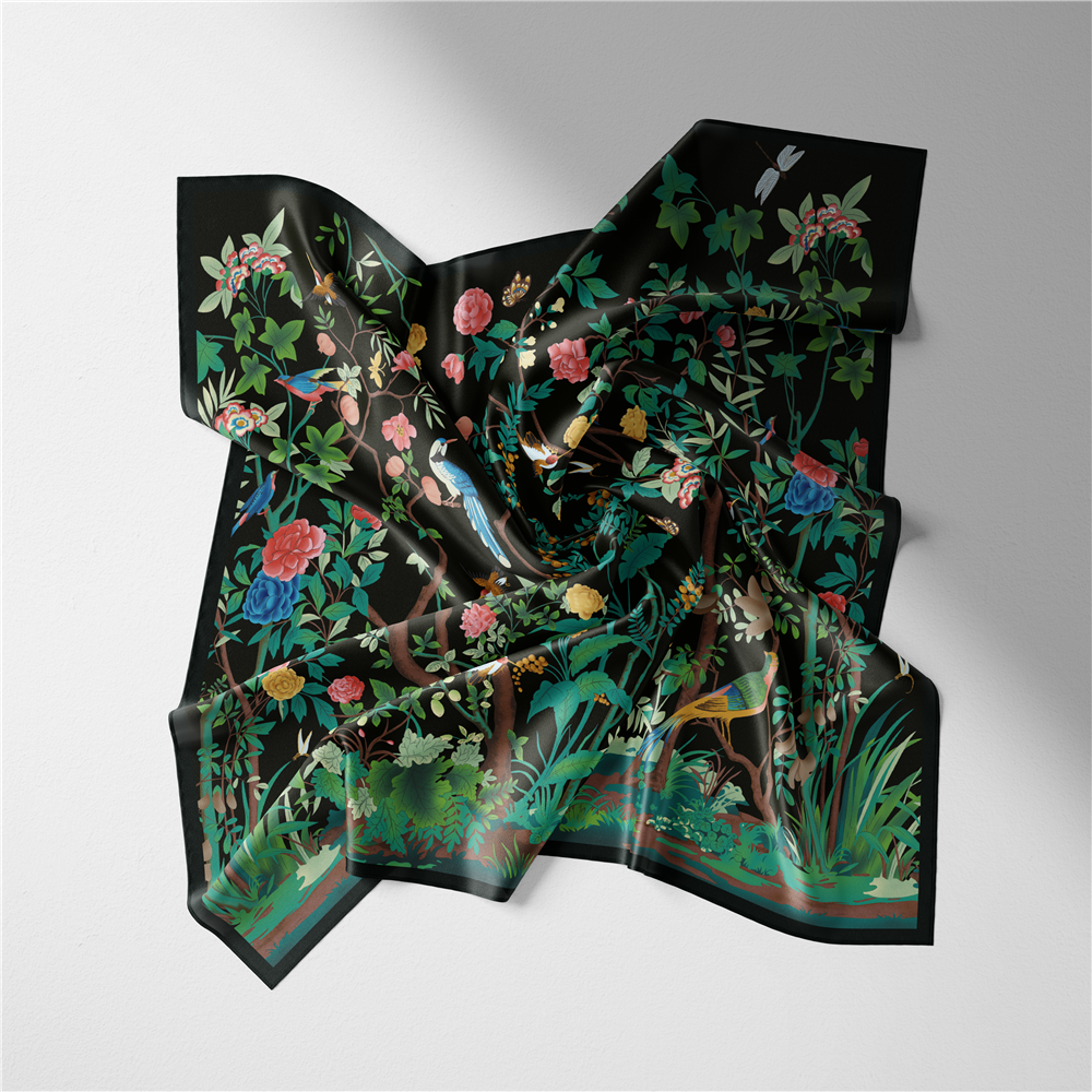 53cm Brand Square Scarf Woman  - đánh giá và giá Luxury Skincare Headband