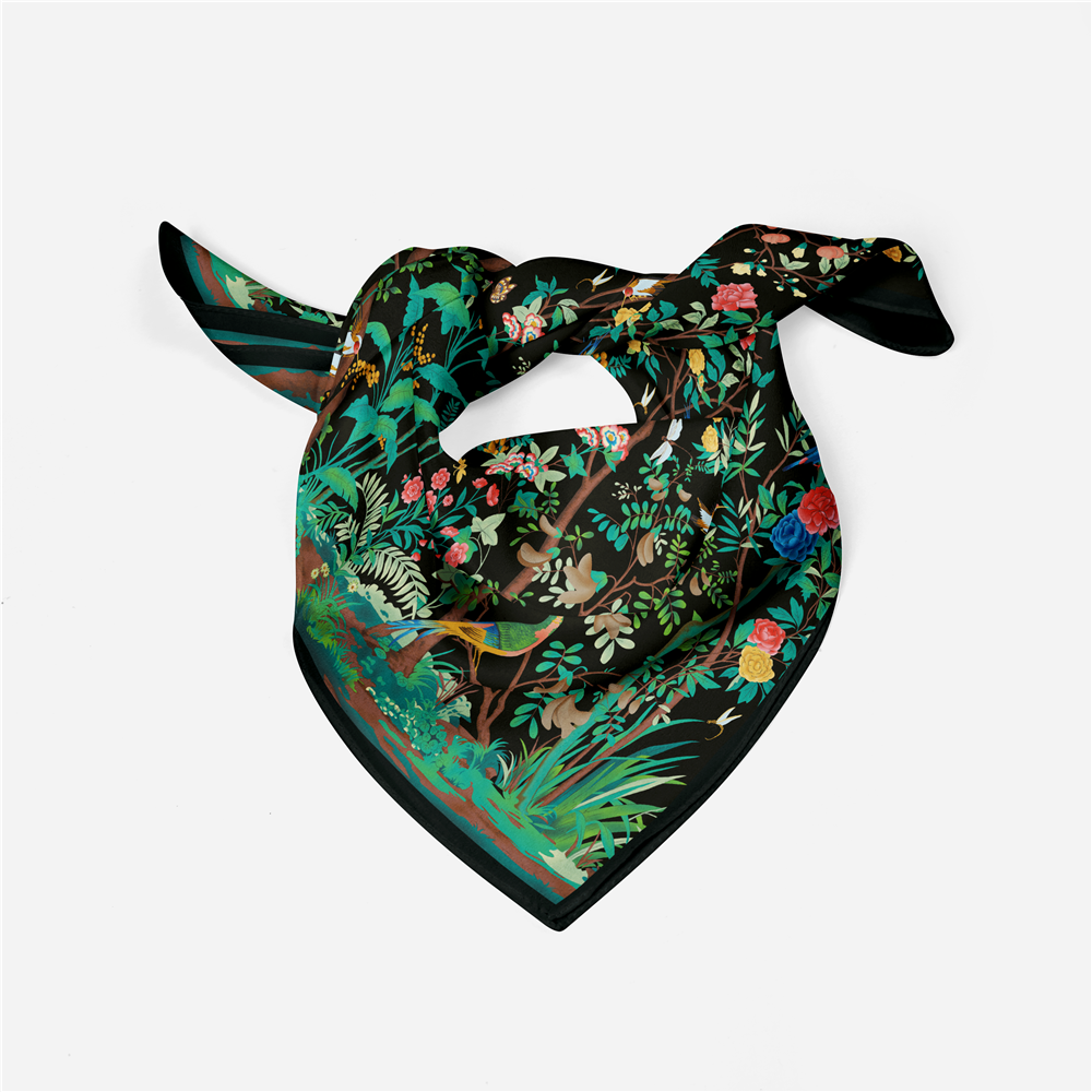 53cm Brand Square Scarf Woman  - đánh giá và giá Luxury Skincare Headband