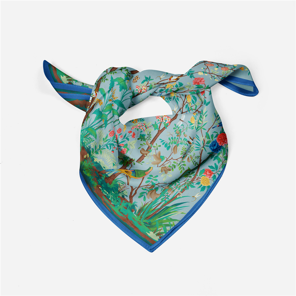53cm Brand Square Scarf Woman  - đánh giá và giá Luxury Skincare Headband