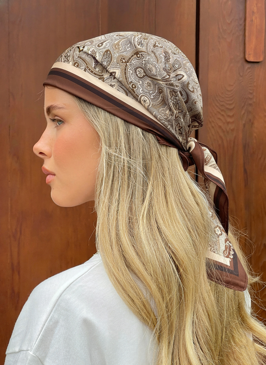 Luxury Spring Silk Scarf Women - đánh giá và giá Luxury Skincare Headband