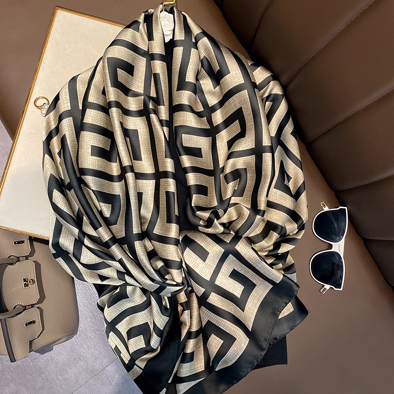 Fashion Print Large Shawl Wrap - đánh giá và giá Luxury Skincare Headband