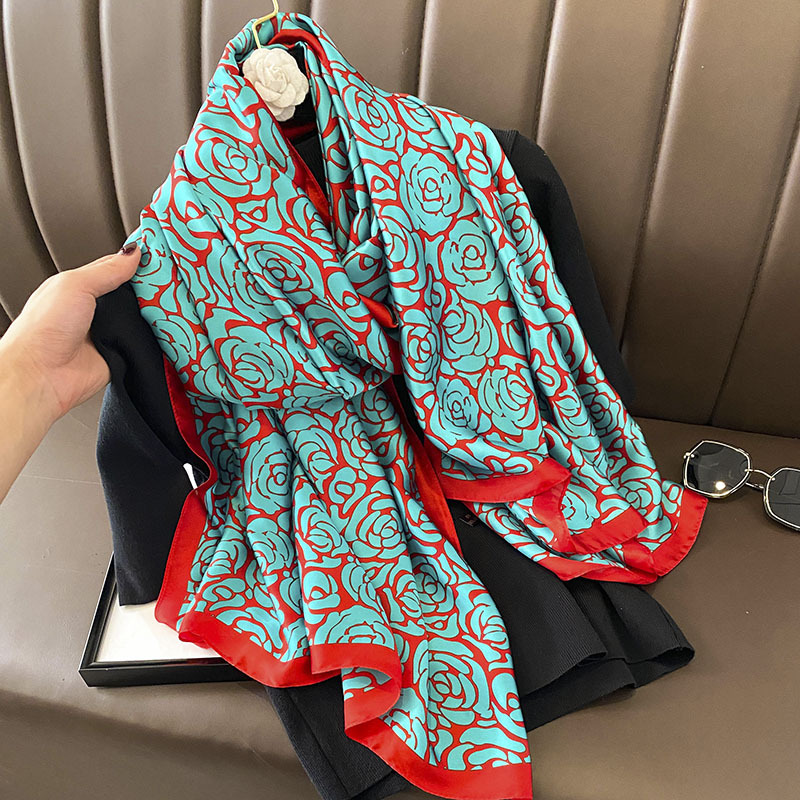 Fashion Print Large Shawl Wrap - đánh giá và giá Luxury Skincare Headband