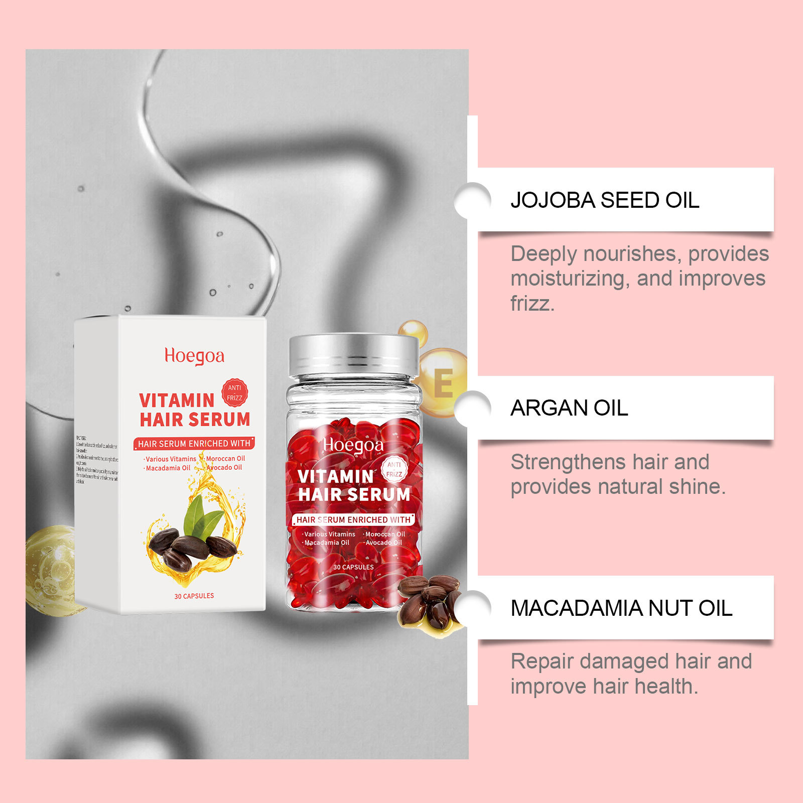 Vitamin Hair Care Serum Capsul - đánh giá và giá Growth Factor Serum